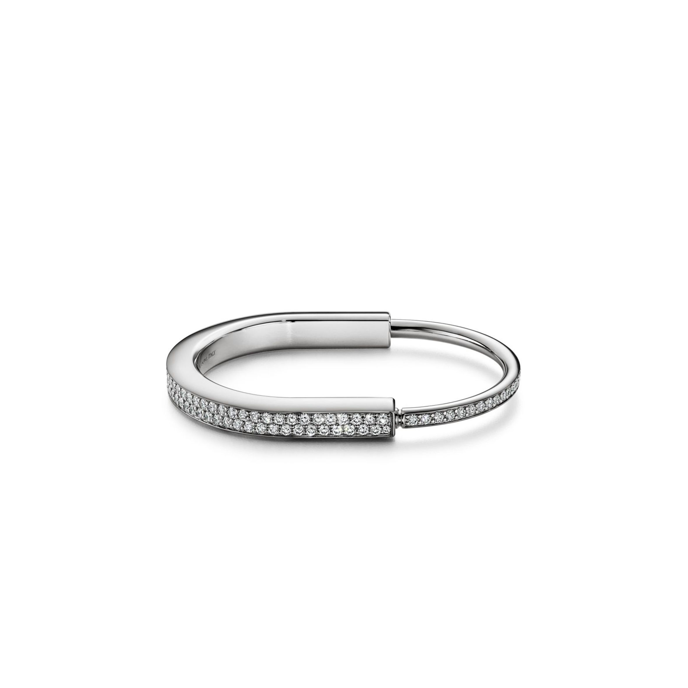 TIFFANY BRACELET WHITE GOLD, FULLY PAVÉ DIAMONDS GRP12237